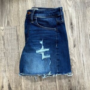 Universal Thread Dark Blue High Rise Denim Shorts